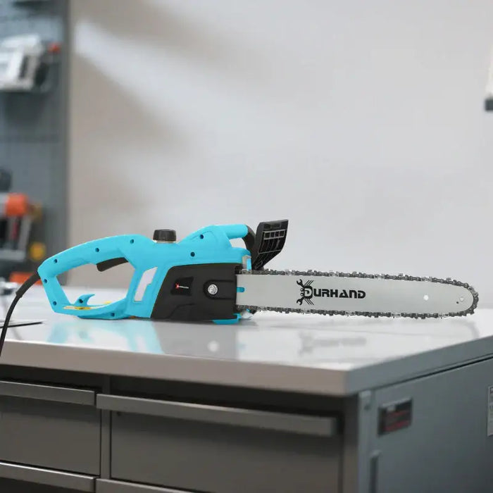 2000W Electric Chainsaw – Blue 40.5cm Cutting Bar | 13 m/s Chain Speed DURHAND - Little and Giant Explorers DURHAND