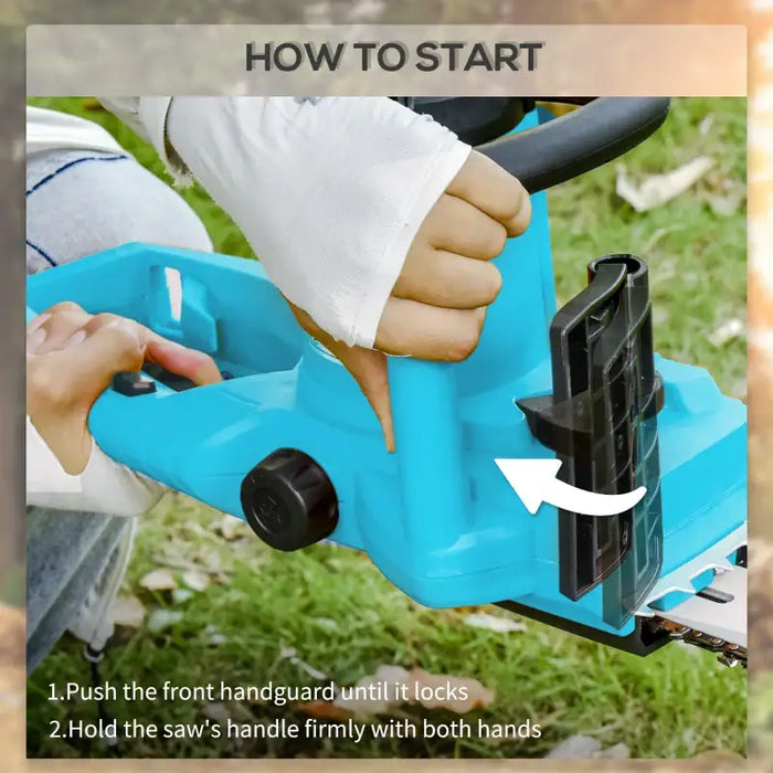 2000W Electric Chainsaw – Blue 40.5cm Cutting Bar | 13 m/s Chain Speed DURHAND - Little and Giant Explorers DURHAND