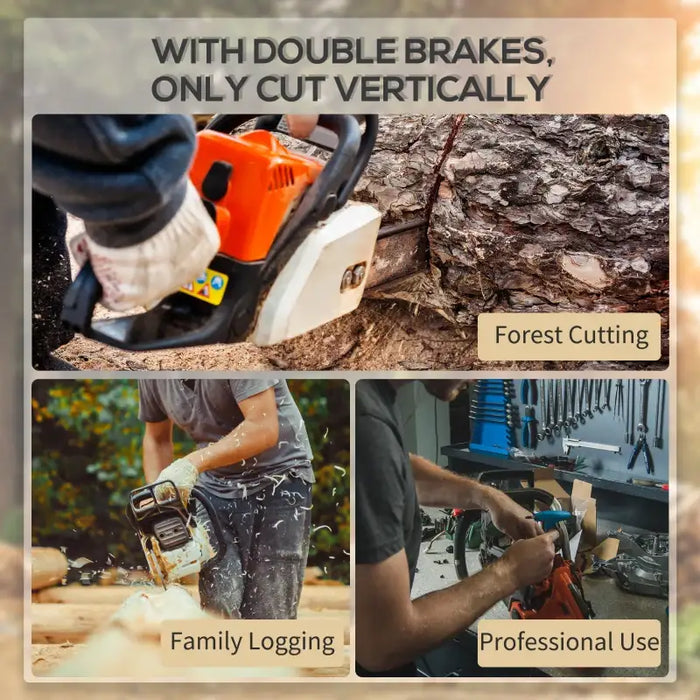 2000W Electric Chainsaw – Orange | 40.5cm Blade - Double Brake System DURHAND - Little and Giant Explorers DURHAND