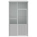200cm Galvanised Steel Bird Aviary | Outdoor Bird Cage - Lockable Door and Welded Fence VIDAXL - Little and Giant Explorers vidaXL