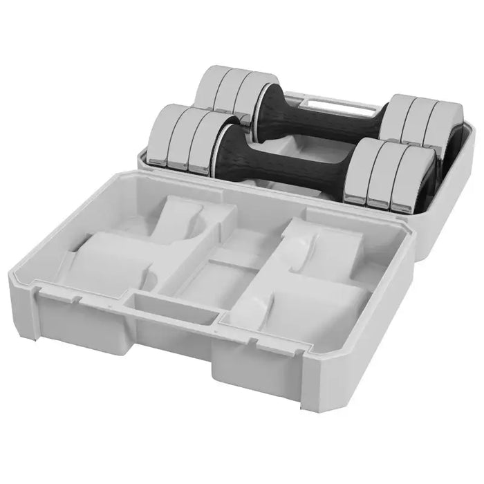 20kg Adjustable Dumbbell Set with Storage Box | Pair of Hand Weights SPORTNOW - Little and Giant Explorers SPORTNOW