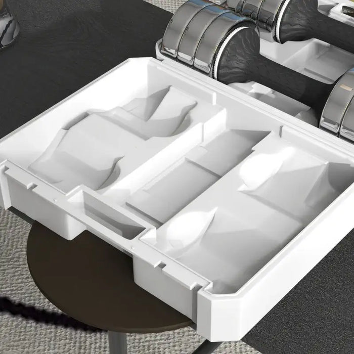 20kg Adjustable Dumbbell Set with Storage Box | Pair of Hand Weights SPORTNOW - Little and Giant Explorers SPORTNOW