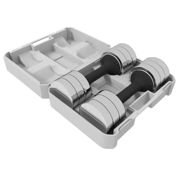 20kg Adjustable Dumbbell Set with Storage Box | Pair of Hand Weights SPORTNOW - Little and Giant Explorers SPORTNOW