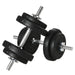 20kg Complete Dumbbell Set | Adjustable Weights - Home Gym HOMCOM - Little and Giant Explorers HOMCOM
