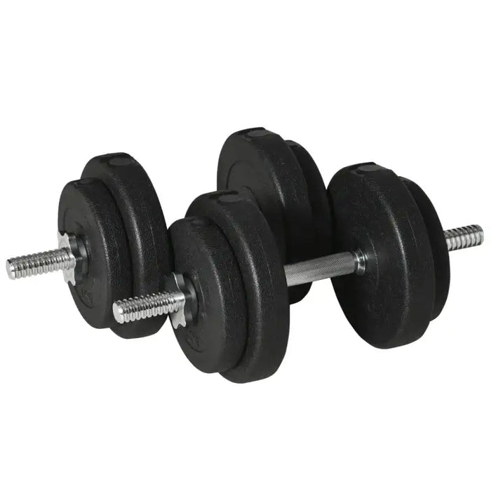 20kg Complete Dumbbell Set | Adjustable Weights - Home Gym HOMCOM - Little and Giant Explorers HOMCOM