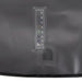 Close-up of temperature gauge on black 20L solar camping shower bag