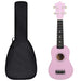 Soprano Ukulele Set with Bag for Kids in Pink 21" - Little and Giant Explorers vidaXL
