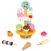 21-Piece Wooden Ice Cream Parlour Playset | Pretend Ice Cream Stand with Cones, Lollies and Scoops SOKA® - Little and Giant Explorers SOKA Play Imagine Learn