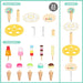 21-Piece Wooden Ice Cream Parlour Playset | Pretend Ice Cream Stand with Cones, Lollies and Scoops SOKA® - Little and Giant Explorers SOKA Play Imagine Learn