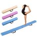 210cm Foldable Gymnastics Balance Beam – Blue | Suede Cover and Carry Handles COSTWAY - Little and Giant Explorers Costway
