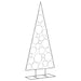 Metal Christmas Tree for Decoration in Black 210cm - Little and Giant Explorers vidaXL