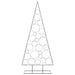 Metal Christmas Tree for Decoration in Black 210cm - Little and Giant Explorers vidaXL