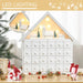 24 Drawer Christmas Wooden Light-Up Advent Calendar - Little and Giant Explorers HOMCOM