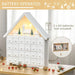 24 Drawer Christmas Wooden Light-Up Advent Calendar - Little and Giant Explorers HOMCOM