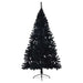 240cm Artificial Pre-Lit Christmas Tree – Black | Warm White LED String Lights VIDAXL - Little and Giant Explorers vidaXL