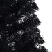 240cm Artificial Pre-Lit Christmas Tree – Black | Warm White LED String Lights VIDAXL - Little and Giant Explorers vidaXL