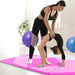 240cm Foldable Gymnastics Mat - Pink and Purple | 5cm EPE Foam COSTWAY - Little and Giant Explorers Costway