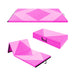 240cm Foldable Gymnastics Mat - Pink and Purple | 5cm EPE Foam COSTWAY - Little and Giant Explorers Costway