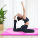 240cm Foldable Gymnastics Mat - Pink and Purple | 5cm EPE Foam COSTWAY - Little and Giant Explorers Costway