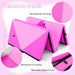 240cm Foldable Gymnastics Mat - Pink and Purple | 5cm EPE Foam COSTWAY - Little and Giant Explorers Costway