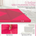 240cm Foldable Gymnastics Mat - Purple and Rose | 5cm EPE Foam COSTWAY - Little and Giant Explorers Costway