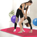 240cm Foldable Gymnastics Mat - Purple and Rose | 5cm EPE Foam COSTWAY - Little and Giant Explorers Costway