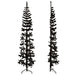 240cm Slim Artificial Half Christmas Tree with Stand - Black | Space-Saving Design VIDAXL - Little and Giant Explorers vidaXL