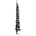 240cm Slim Artificial Half Christmas Tree with Stand - Black | Space-Saving Design VIDAXL - Little and Giant Explorers vidaXL