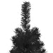 240cm Slim Artificial Half Christmas Tree with Stand - Black | Space-Saving Design VIDAXL - Little and Giant Explorers vidaXL