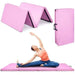 Gymnastics Mat Pink | Professional Training Design with Hook Loop Fasteners - Little and Giant Explorers Costway