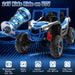 24V 2-Seater Kids Ride-On UTV – Blue | 4WD/2WD Switch - 4 × 100W Motors COSTWAY - Little and Giant Explorers Costway