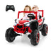 24V 2-Seater Kids Ride-On UTV – Red | 4WD/2WD Switch - 4 × 100W Motors COSTWAY - Little and Giant Explorers Costway