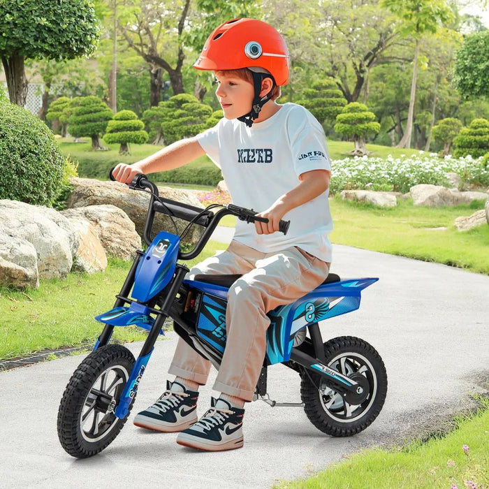 24V Electric Kids Dirt Bike | 250W Off-Road Motorcycle - Speeds up to 22km/h COSTWAY - Little and Giant Explorers Costway
