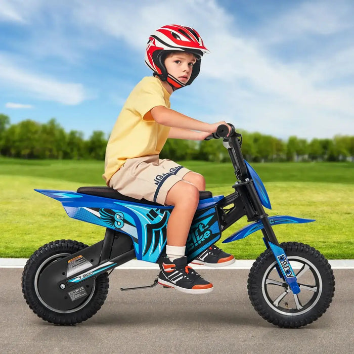 24V Electric Kids Dirt Bike | 250W Off-Road Motorcycle - Speeds up to 22km/h COSTWAY - Little and Giant Explorers Costway
