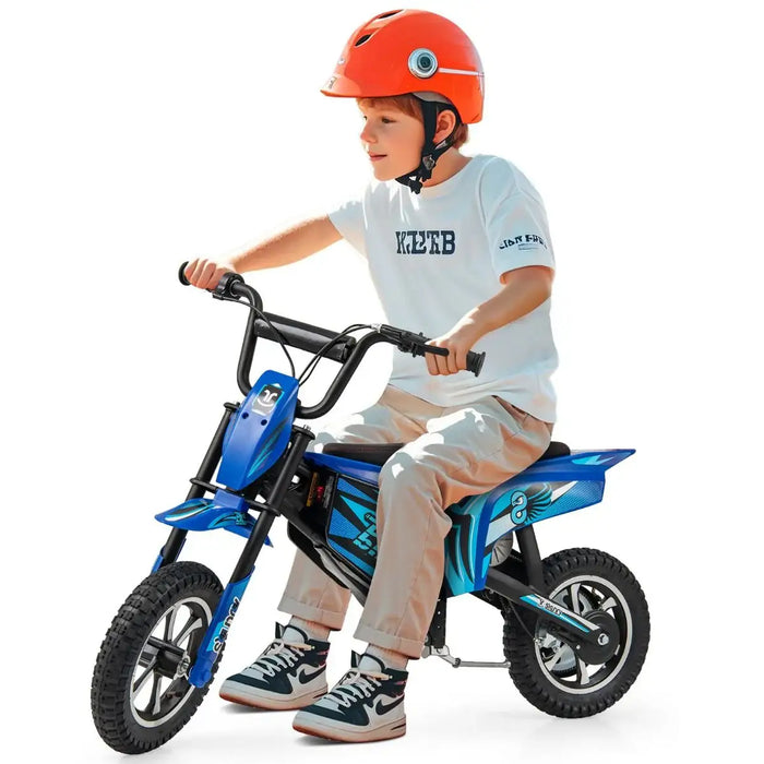 24V Electric Kids Dirt Bike | 250W Off-Road Motorcycle - Speeds up to 22km/h COSTWAY - Little and Giant Explorers Costway