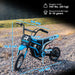 24V Kids Electric Dirt Bike - Blue | Lights, Music and Dual-Speed Control HOMCOM - Little and Giant Explorers HOMCOM