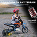 24V Kids Electric Dirt Bike - Blue | Lights, Music and Dual-Speed Control HOMCOM - Little and Giant Explorers HOMCOM