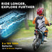 24V Kids Electric Dirt Bike - Blue | Lights, Music and Dual-Speed Control HOMCOM - Little and Giant Explorers HOMCOM