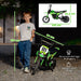 24V Kids Electric Dirt Bike – Green | 250W Motor, Three Speed Settings and Suspension AIYAPLAY - Little and Giant Explorers AIYAPLAY