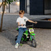 24V Kids Electric Dirt Bike – Green | 250W Motor, Three Speed Settings and Suspension AIYAPLAY - Little and Giant Explorers AIYAPLAY