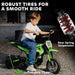 24V Kids Electric Dirt Bike – Green | 250W Motor, Three Speed Settings and Suspension AIYAPLAY - Little and Giant Explorers AIYAPLAY