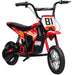 24V Kids Electric Dirt Bike – Red | 250W Motor, Three Speed Settings and Suspension AIYAPLAY - Little and Giant Explorers AIYAPLAY