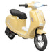 24V Kids Electric Motorbike – Beige | Three Speed Modes 6–16km/h - LED Lights AIYAPLAY - Little and Giant Explorers AIYAPLAY