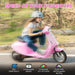 24V Kids Electric Motorbike – Pink | Three Speed Modes 6–16km/h - LED Lights AIYAPLAY - Little and Giant Explorers AIYAPLAY