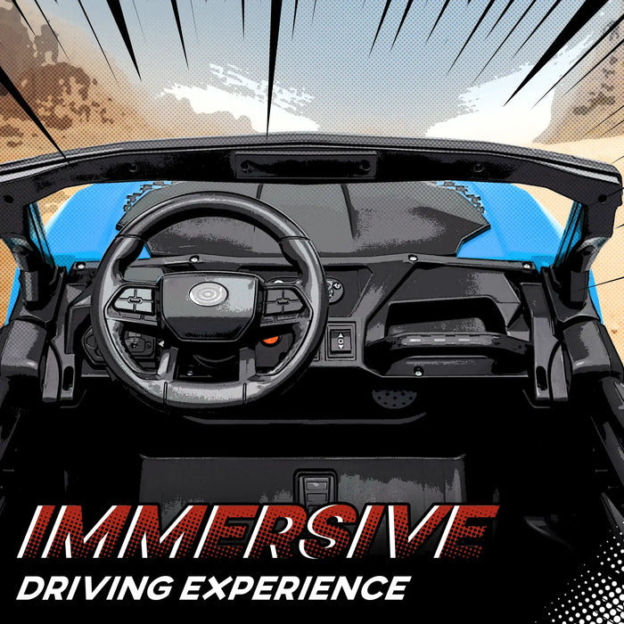 24V Kids Electric Ride-On Truck – Blue | Remote Control, Music and Headlights AIYAPLAY - Little and Giant Explorers AIYAPLAY