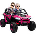 24V Kids Ride-On Car Pink | Premium Two-Seater SUV with Four Motors - Little and Giant Explorers AIYAPLAY