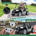 Kids ride-on car with 3 adjustable speeds, camouflage design, manual and remote control options