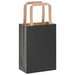 250 Pack Kraft Paper Bags – Black | 15x8x21cm - 100g/m² Recyclable Gift VIDAXL - Little and Giant Explorers vidaXL