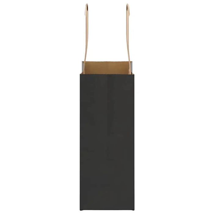250 Pack Kraft Paper Bags – Black | 15x8x21cm - 100g/m² Recyclable Gift VIDAXL - Little and Giant Explorers vidaXL