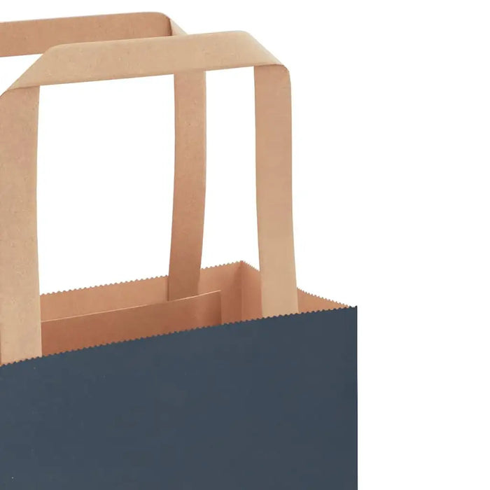 250 Pack Kraft Paper Bags - Blue | 15x8x21cm - 100g/m² Recyclable Gift VIDAXL - Little and Giant Explorers vidaXL